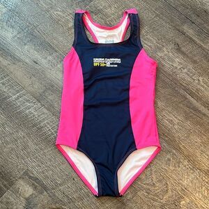Color Fingers Girls Size 8 One Piece Swimsuit